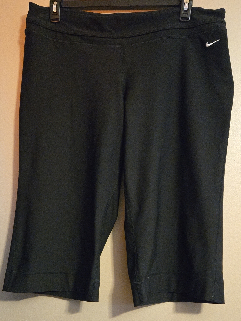 Nike Black Dri Fit Capri Athletic Leggings 1X